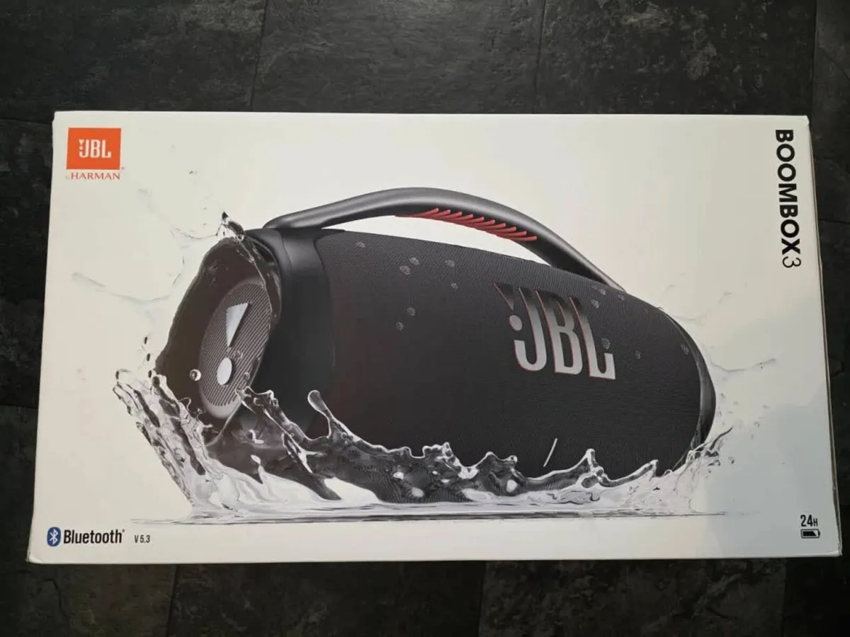 JBL Boombox 3 Portable Bluetooth Speaker - Image 1