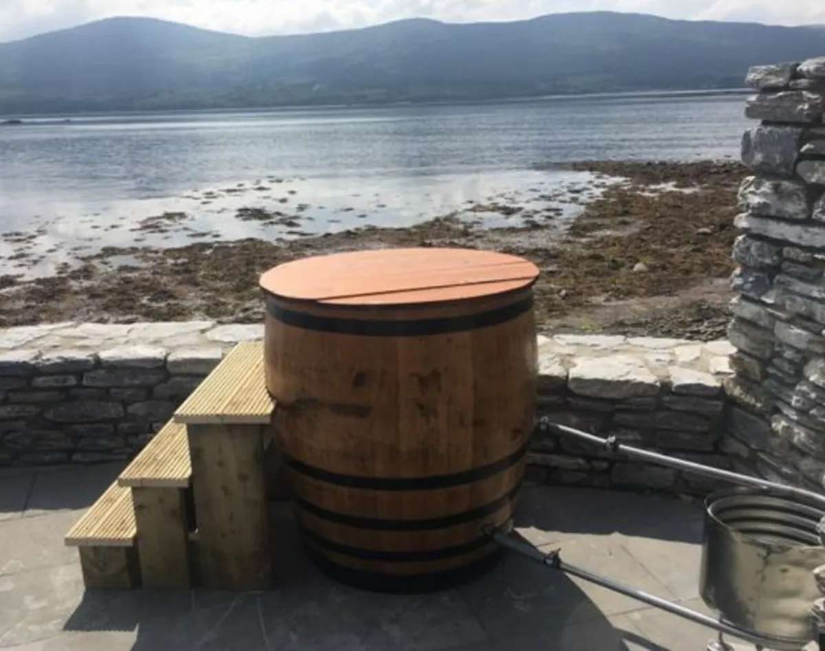 Two Whiskey Barrels (ice baths or seaweed baths) - Image 3