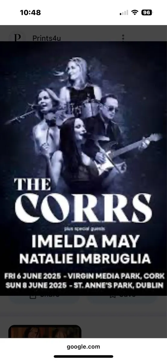 Corrs Tickets