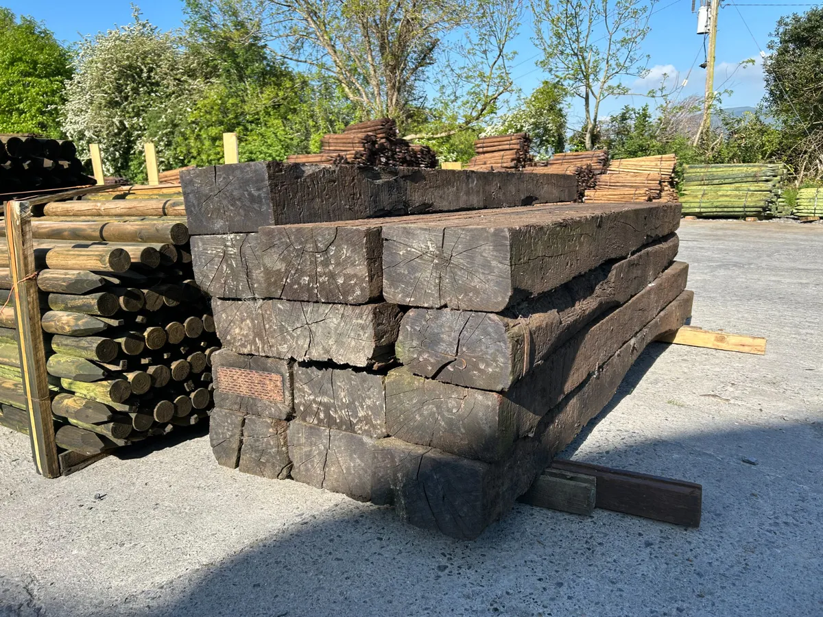 SLEEPERS AT FRS FENCING TINAHELY - Image 2