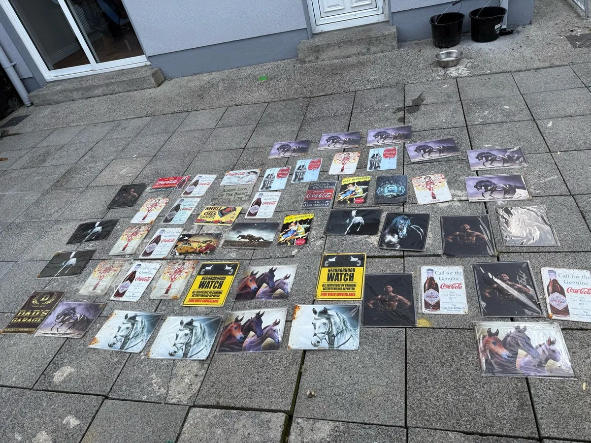 51 tin signs - Image 1
