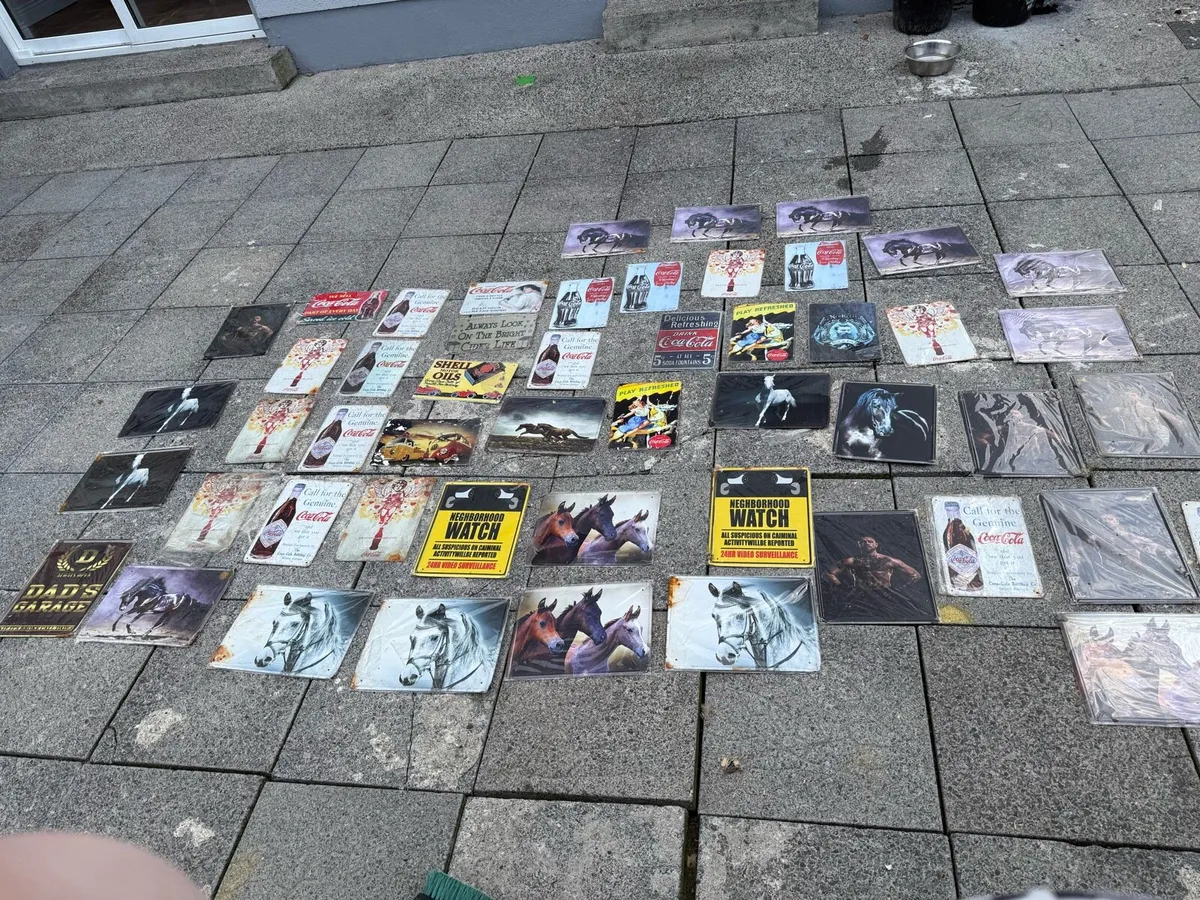 51 tin signs - Image 2