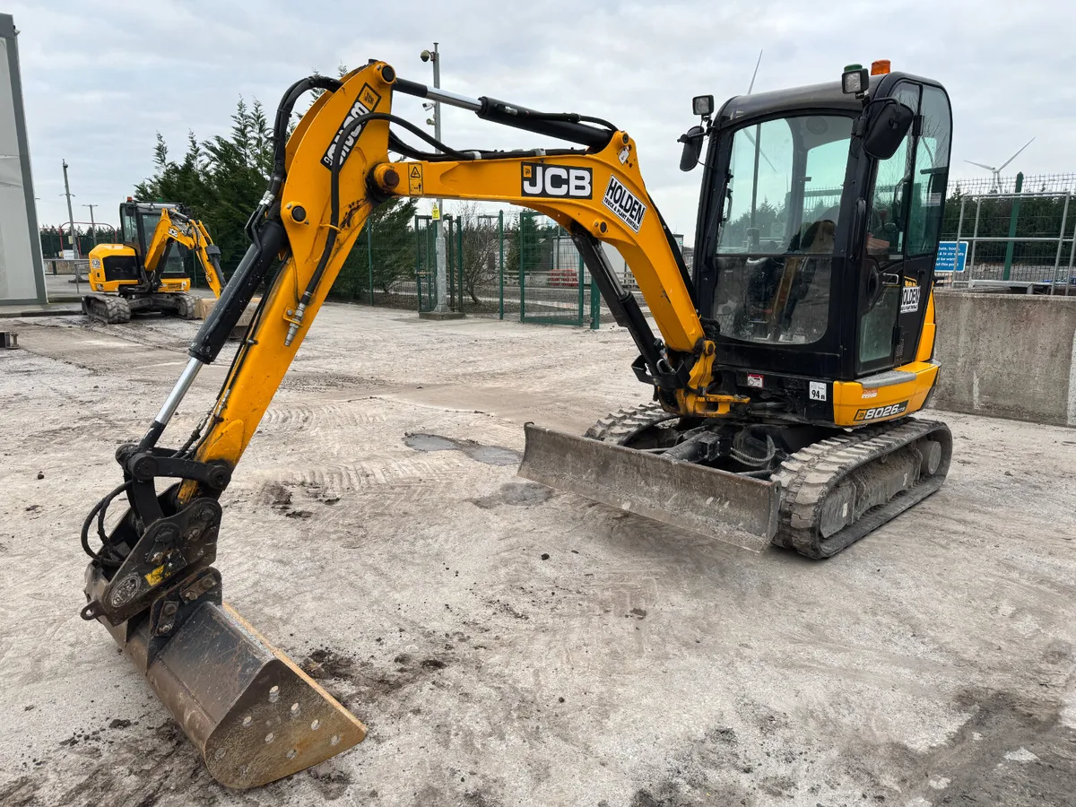 UNRESERVED 2021 JCB 8026CT EXCAVATOR FOR AUCTION - Image 1