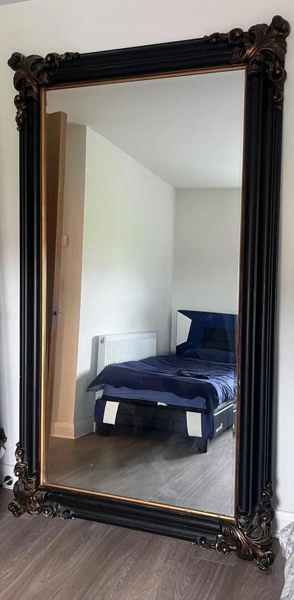Large black mirror