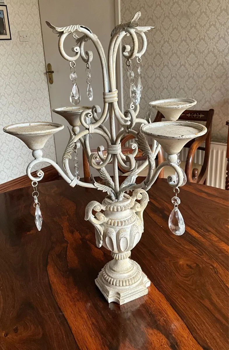 Shabby Chic Centrepiece Candelabra - Image 1