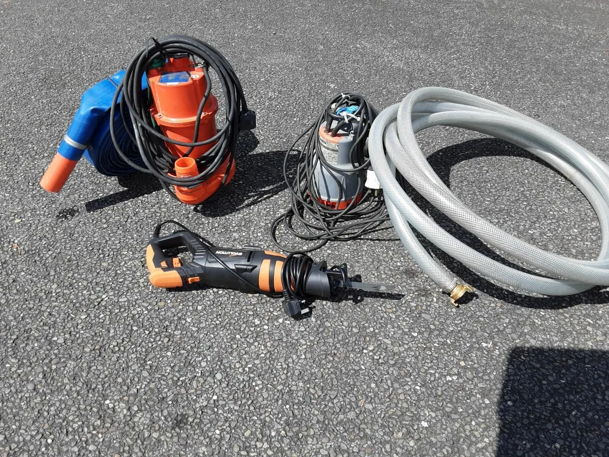 Water pumps and reciprocating saw