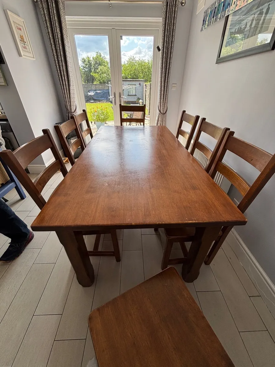 Dining table and chairs - Image 4