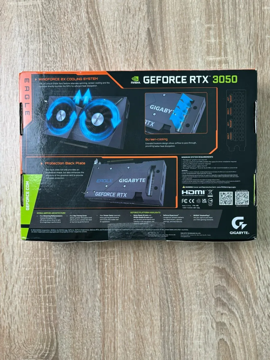 Gigabyte NVIDIA GeForce RTX 3050 EAGLE OC - 8GB - Image 3