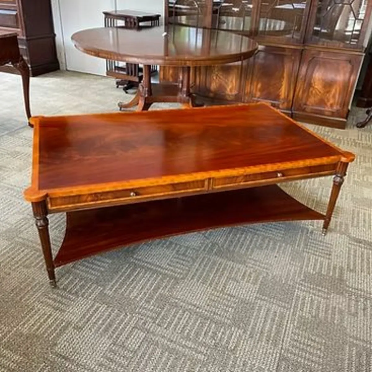 Beautiful mahogany tier coffee table