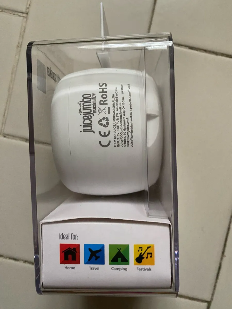 BRAND NEW juiceJumbo Marshmallow Bluetooth Speaker - Image 4