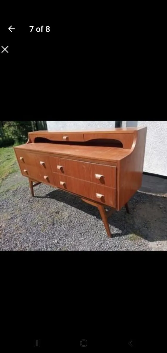 Mid century teak sideboard pair - Image 1