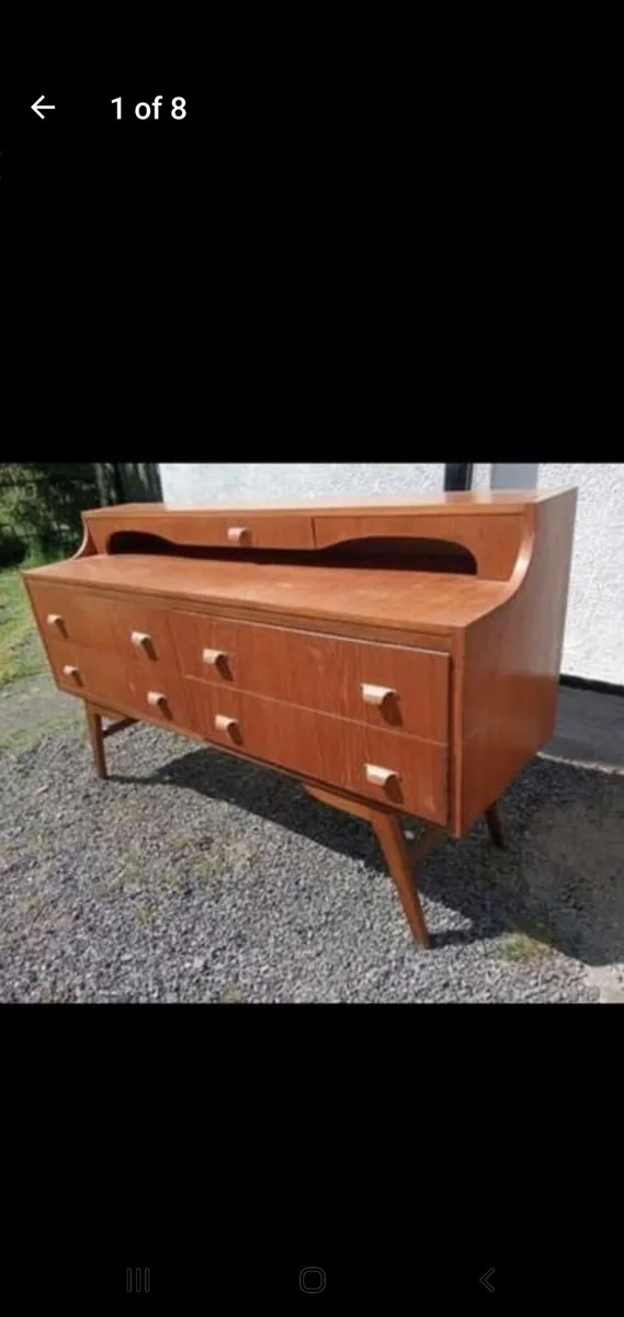 Mid century teak sideboard pair - Image 2