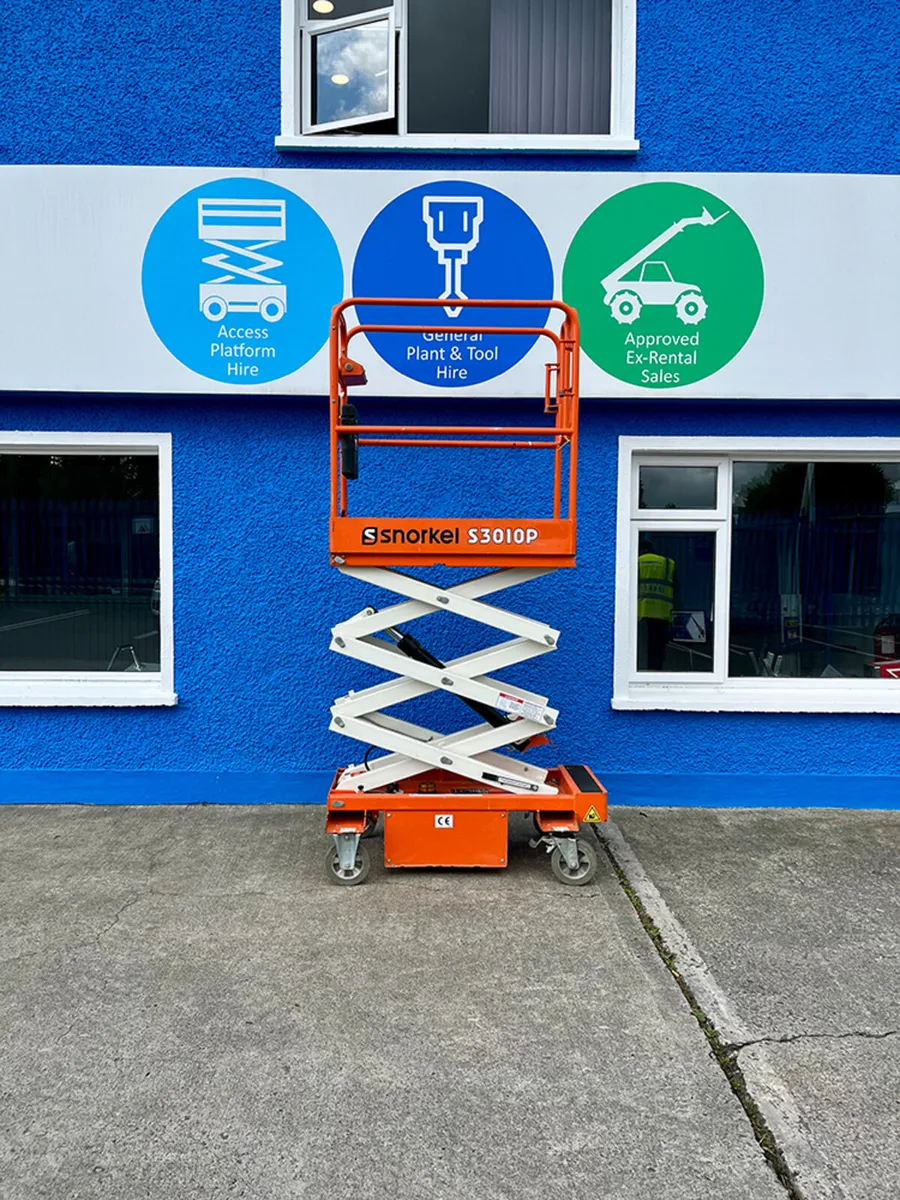 Snorkel S3010P Push Around Scissor Lift - Image 1