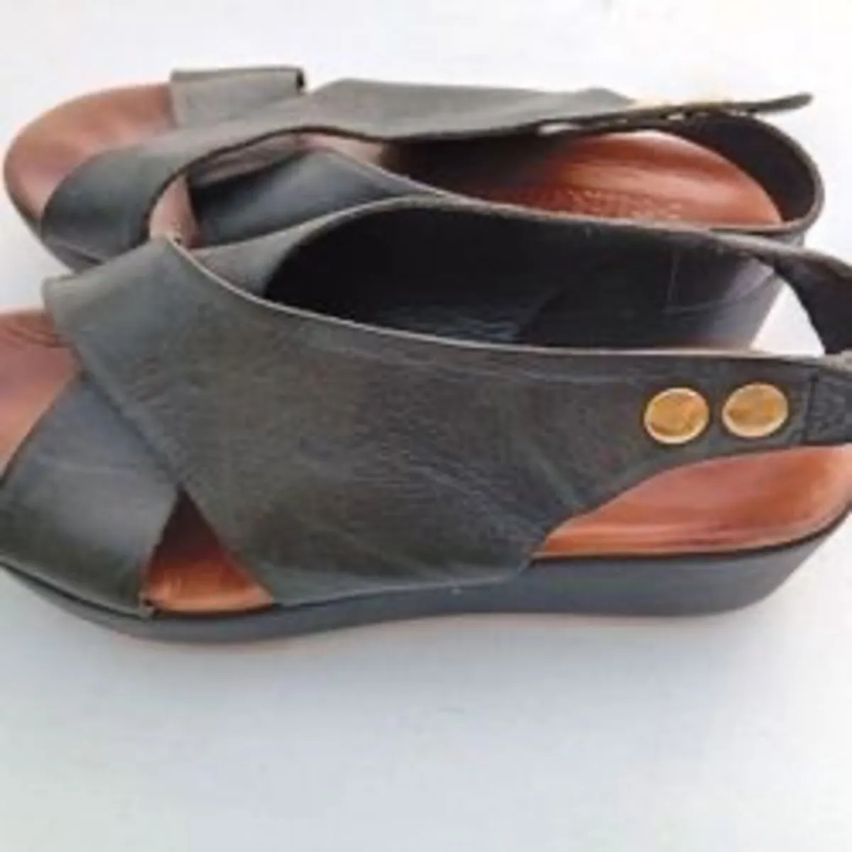Leather Italian Sandals UK3 - Image 3