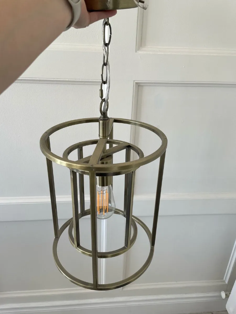 Brass Ceiling Light - Image 2