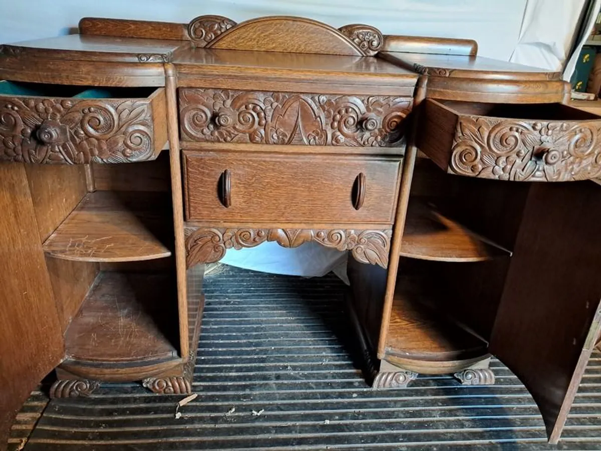 Antique Art Deco Sideboard/Cabinet - Image 4