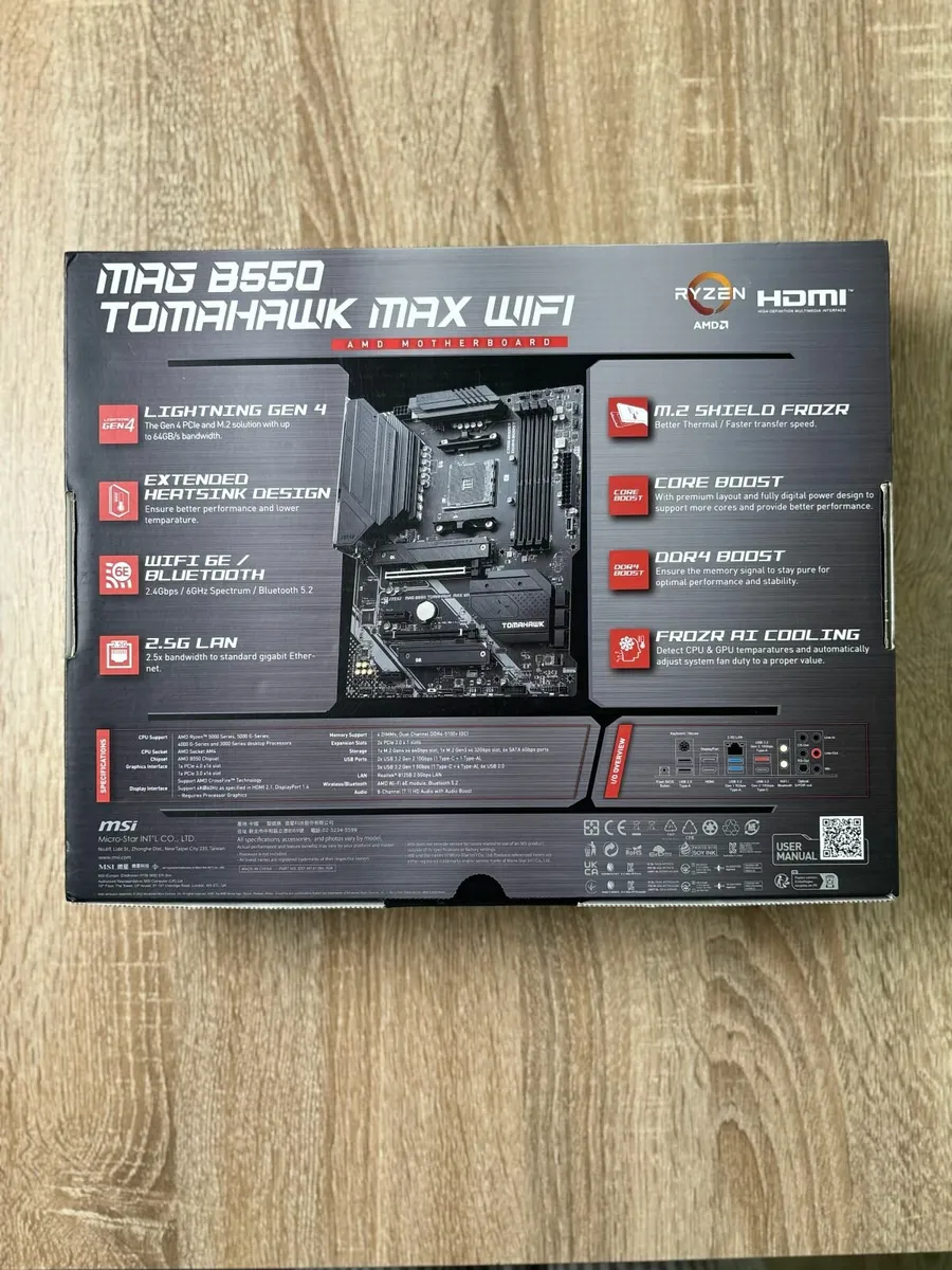 MSI MAG B550 Tomahawk MAX WiFi Motherboard - Image 3