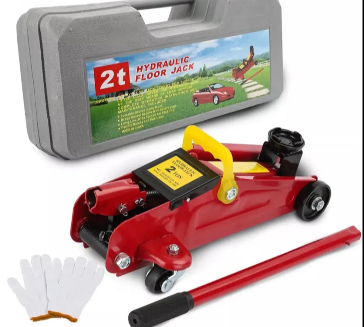 2 Ton Tonne Hydraulic Trolley Floor Jack NEW - Image 1
