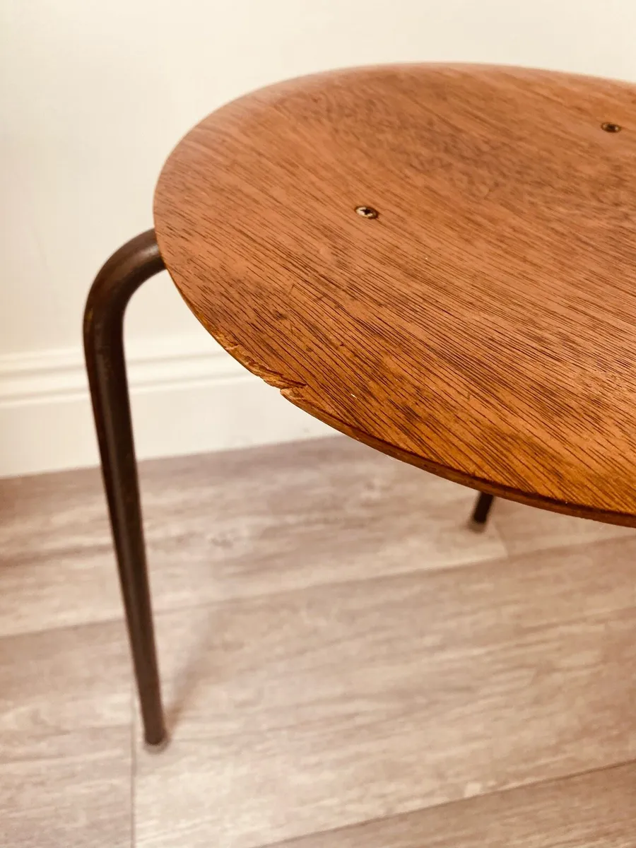 Mid Century Dot Stacking Stools x 2 - Image 4