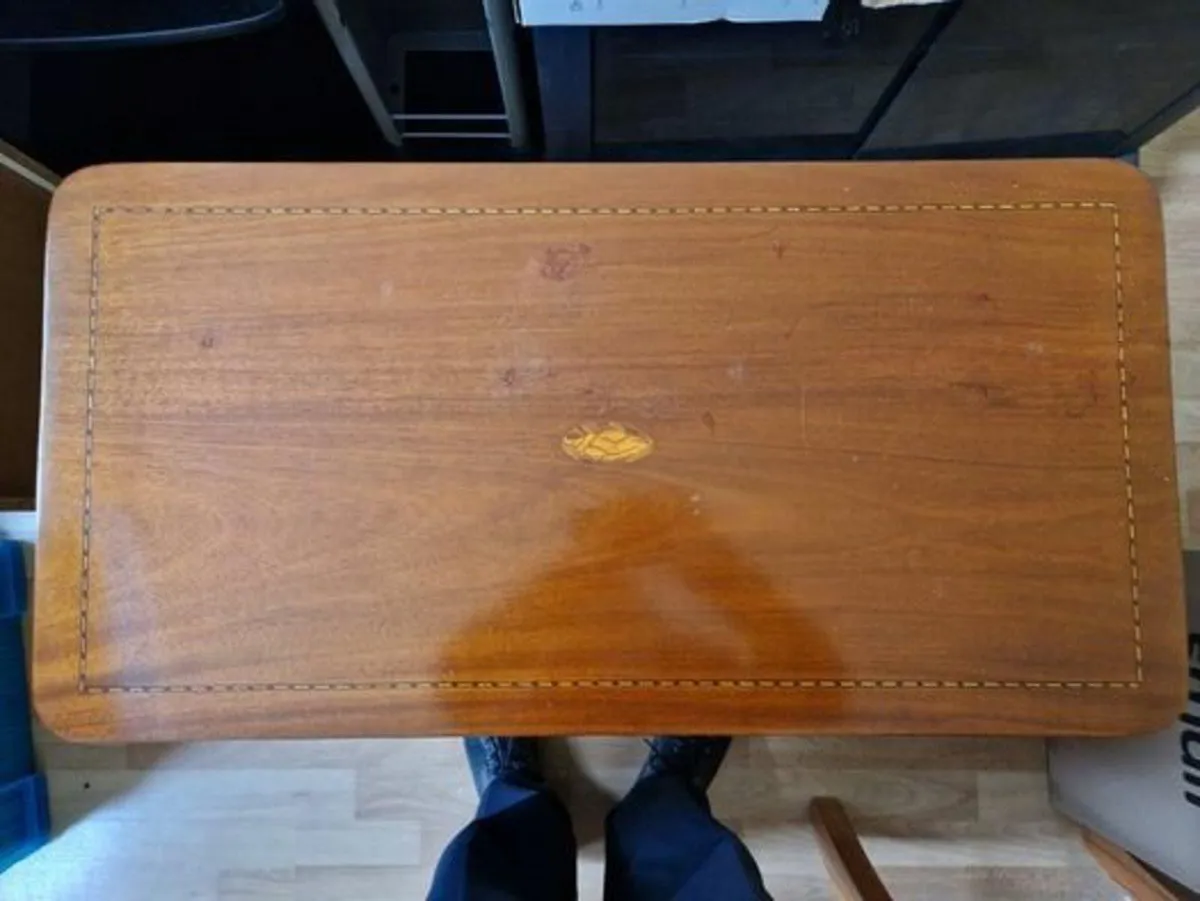 Coffee Table on Wheels with Nice Foot Castors - Image 4