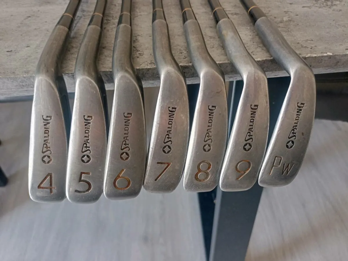 Spalding golf irons. Right handed clubs. - Image 1