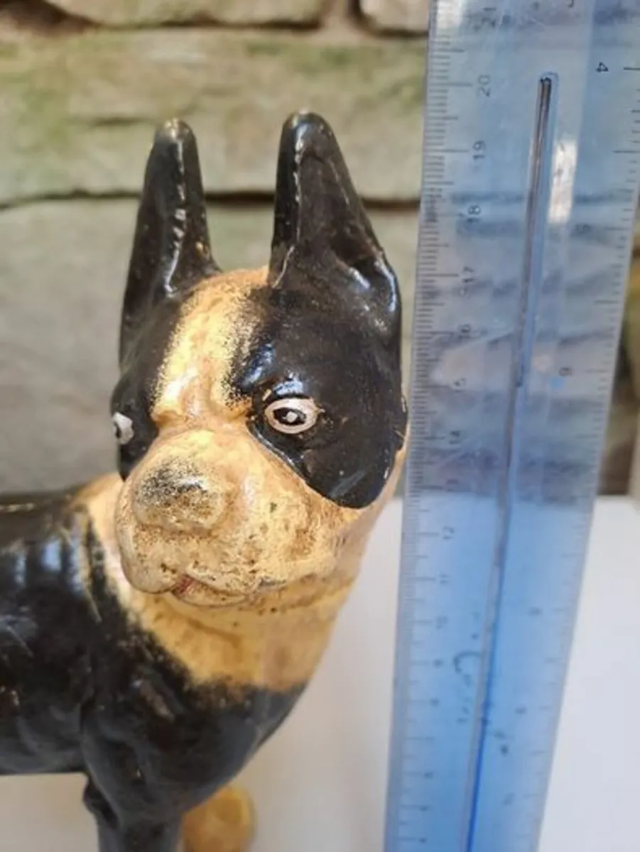 Vintage cast iron Boston Terrier - Image 3