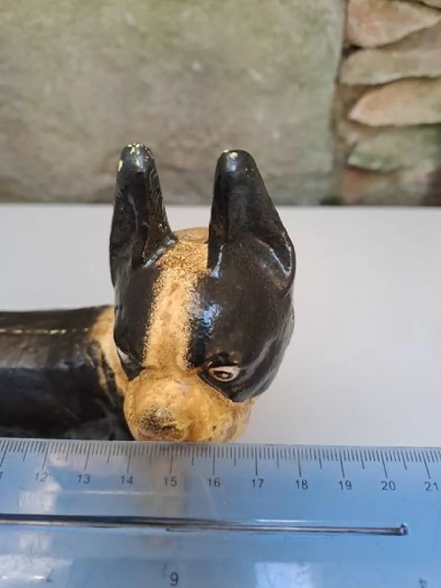 Vintage cast iron Boston Terrier - Image 4