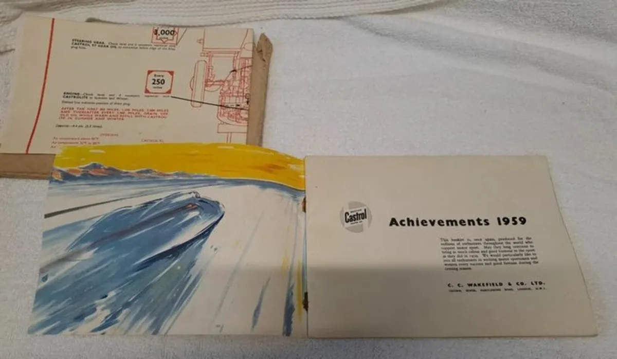 1960 Castrol advertising material - Image 2