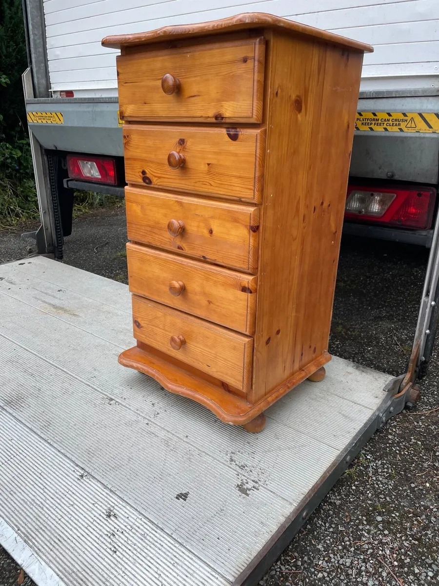 Wooden tall boy / or locker unit (pine) - Image 3