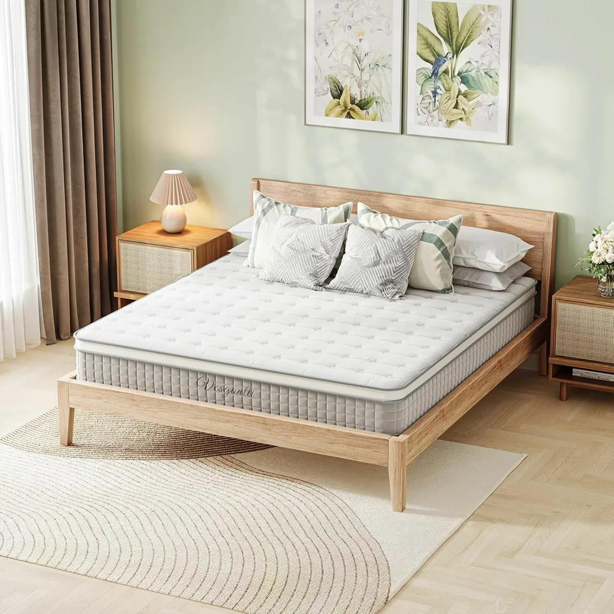 Double Mattress Breathable Foam Medium135x190x24cm - Image 2