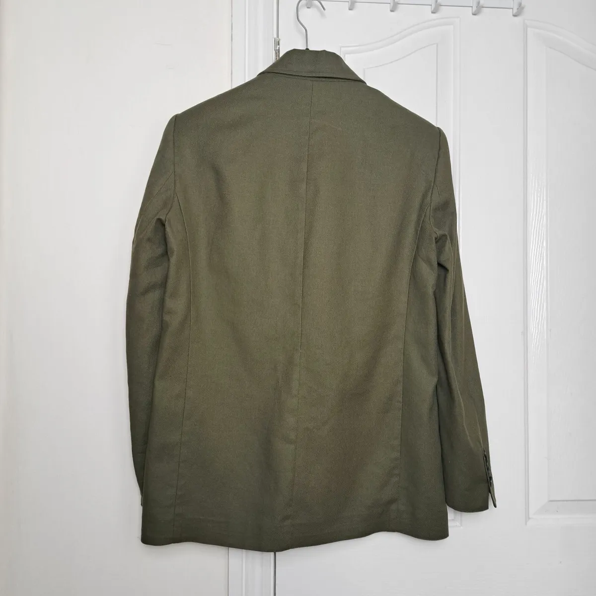 Zara Green Khaki Blazer Size XS - Image 3