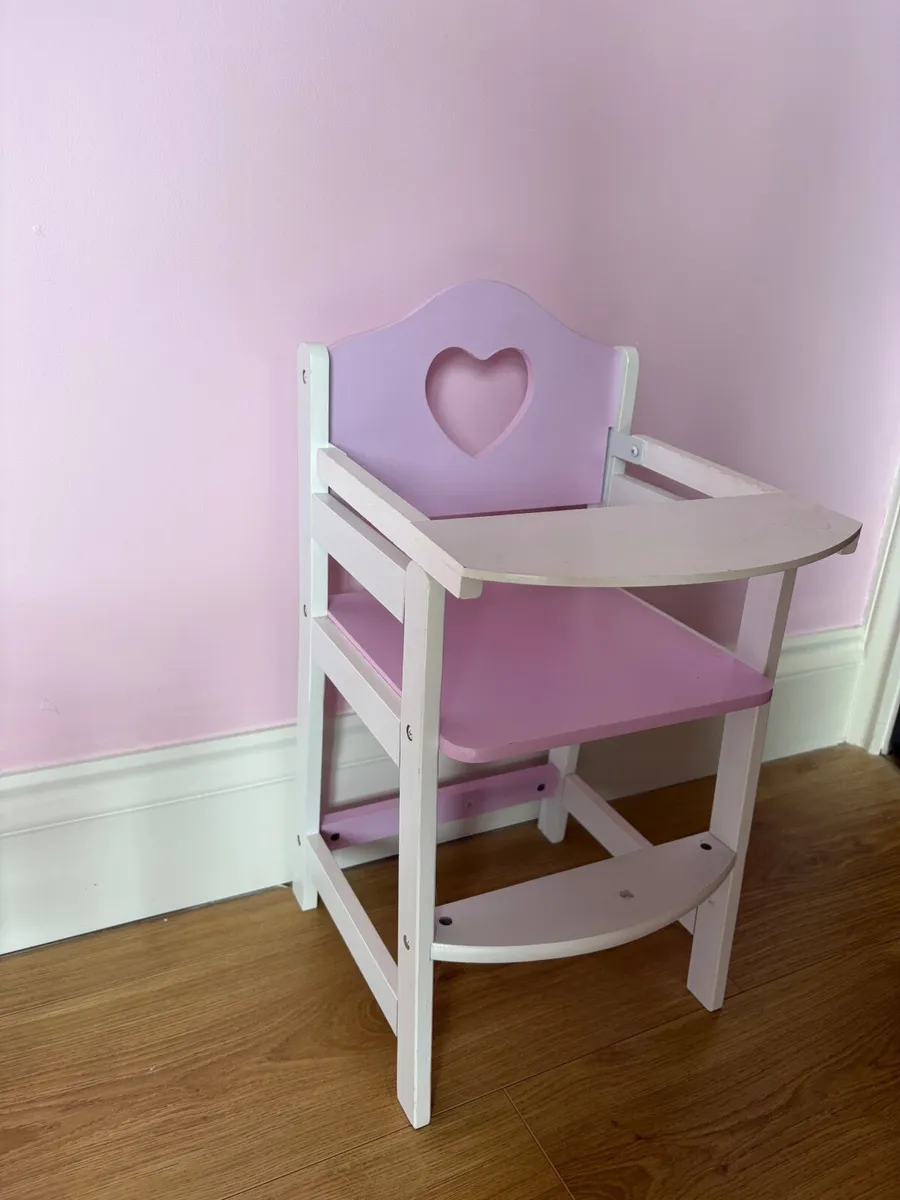 Balance Bike, Doll Double Buggy & High Chair - Image 4