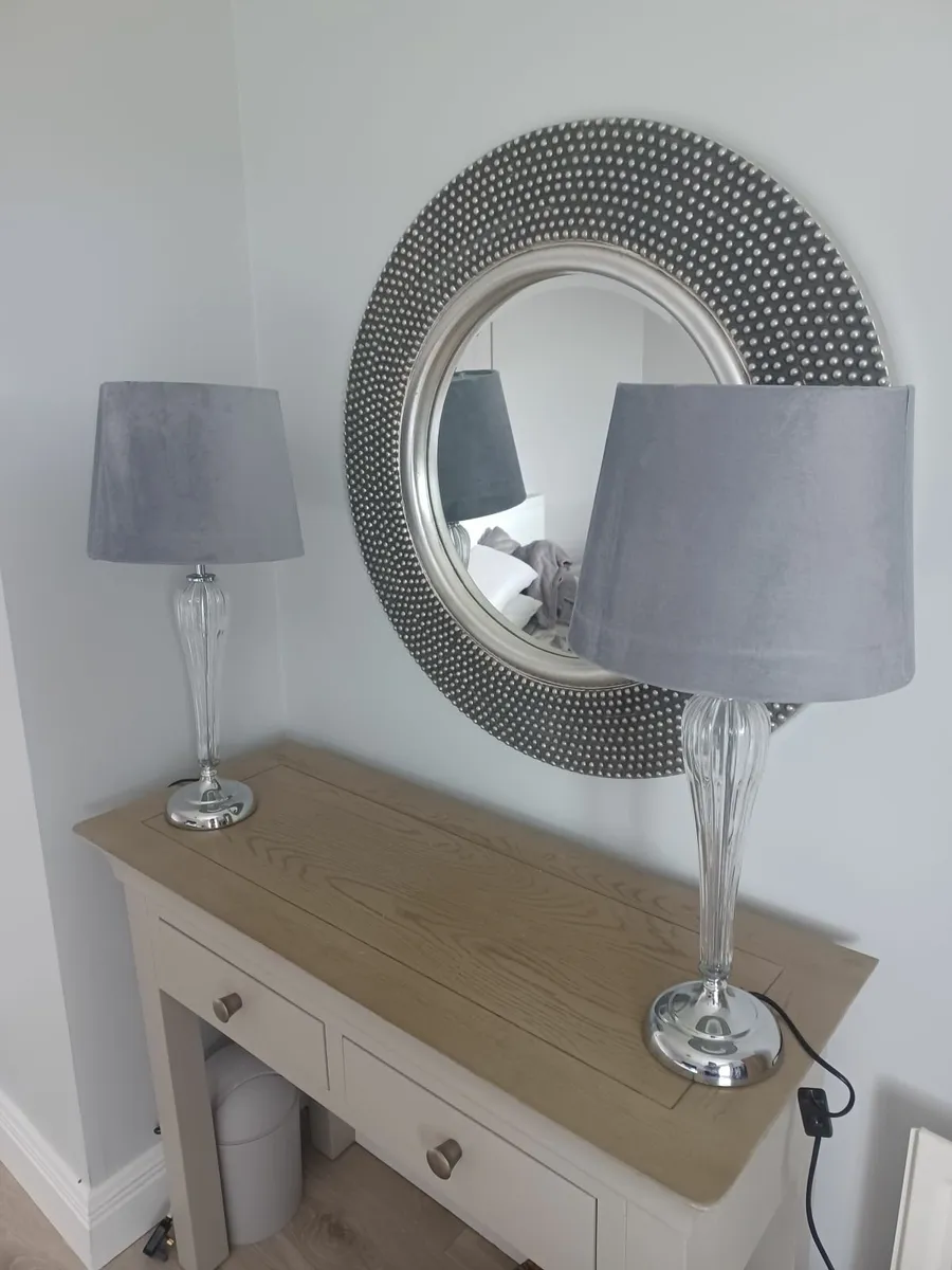 Table lamps x 2 - Image 1