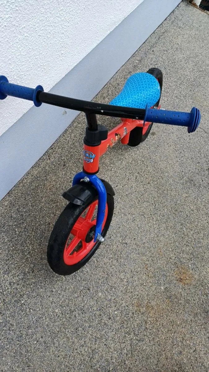Paw Patrol Balance Bike - Image 3