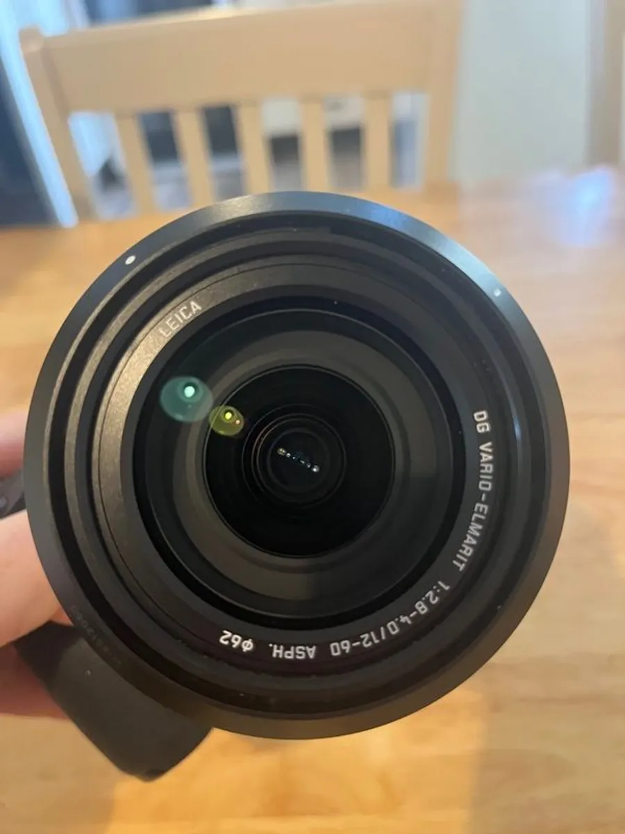 Gh5 Camera + 12- 60mm 2.8 - 4.0 lens + coupler - Image 3