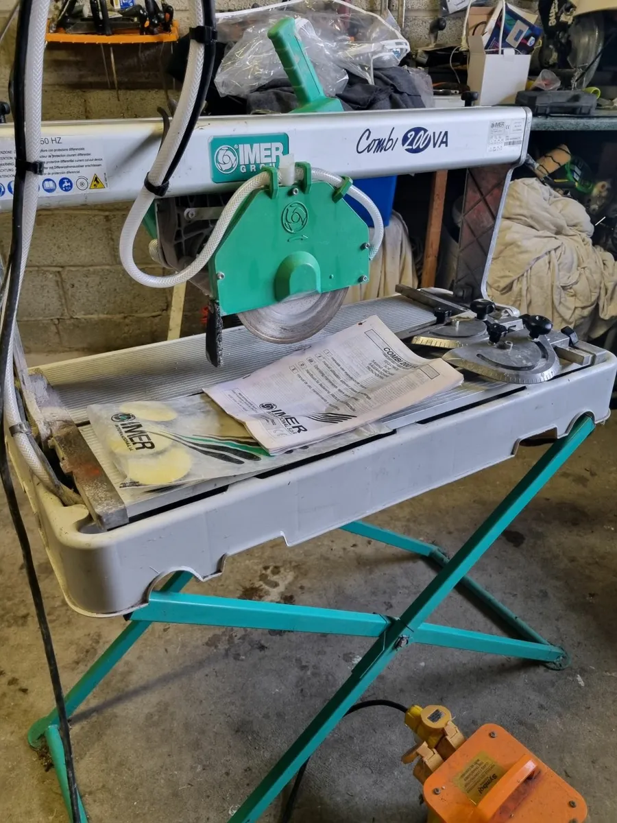 Tile & brick wet saw - Image 1