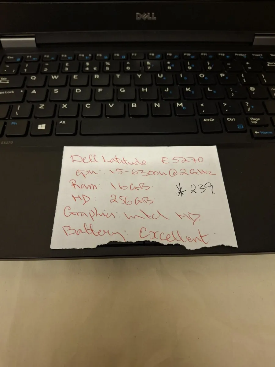 Dell Latitude E5270 i5-6300U Laptop - Image 2