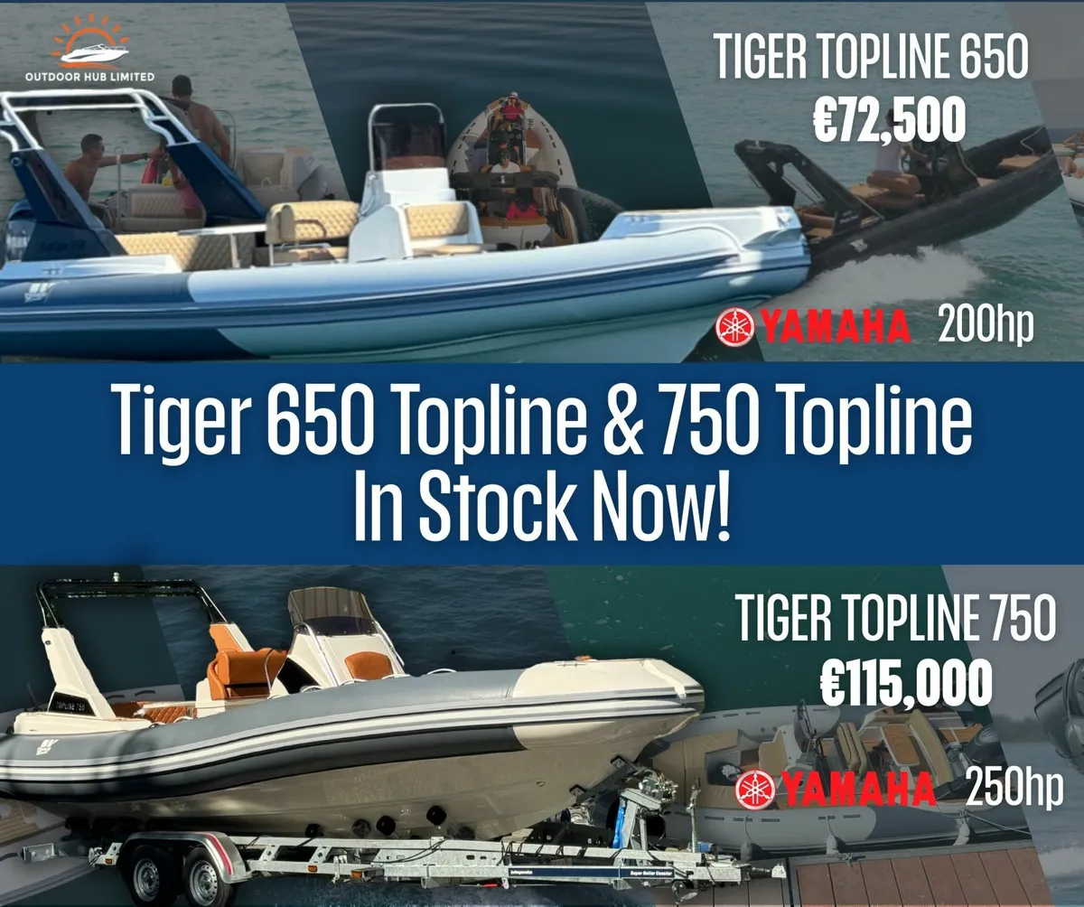 Tiger Marine RIBS In Stock Now! - Image 1