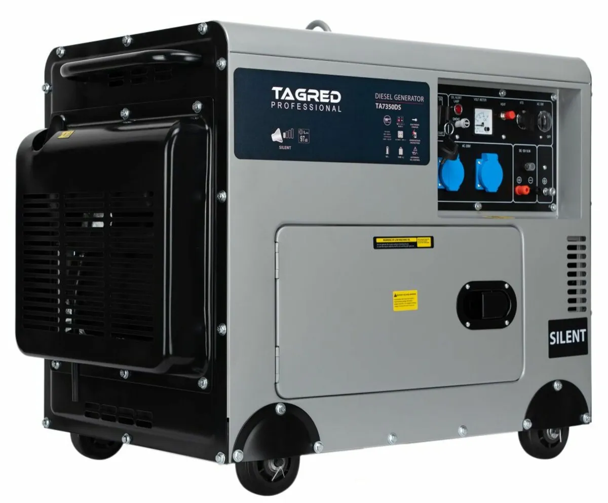 TAGRED Diesel Generator 7350W – Silent – 10HP-NEW - Image 3