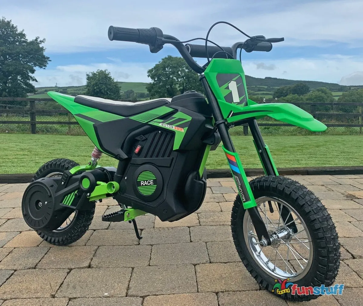 Dirt Race Scrambler 24V Electric Ride On Motorbike - Image 1