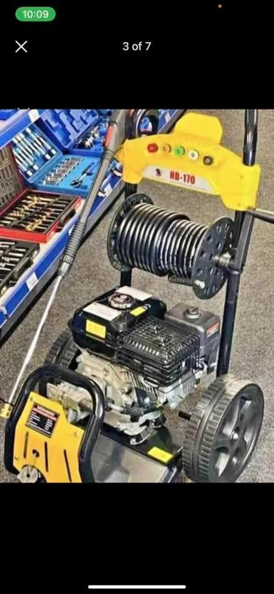 New 3500 psi 7hp pressure washer petrol engine bra - Image 1