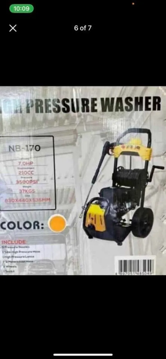 New 3500 psi 7hp pressure washer petrol engine bra - Image 2