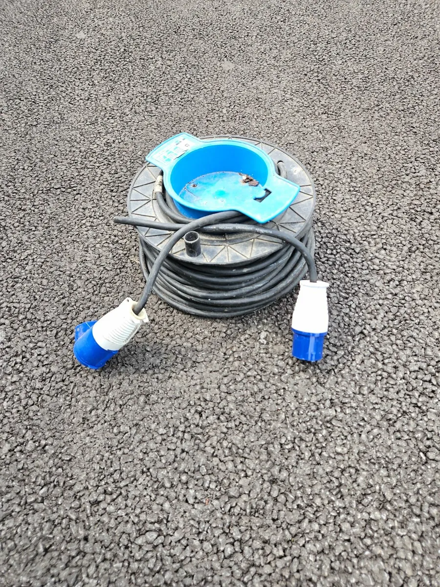 Power lead for caravan or motorhome