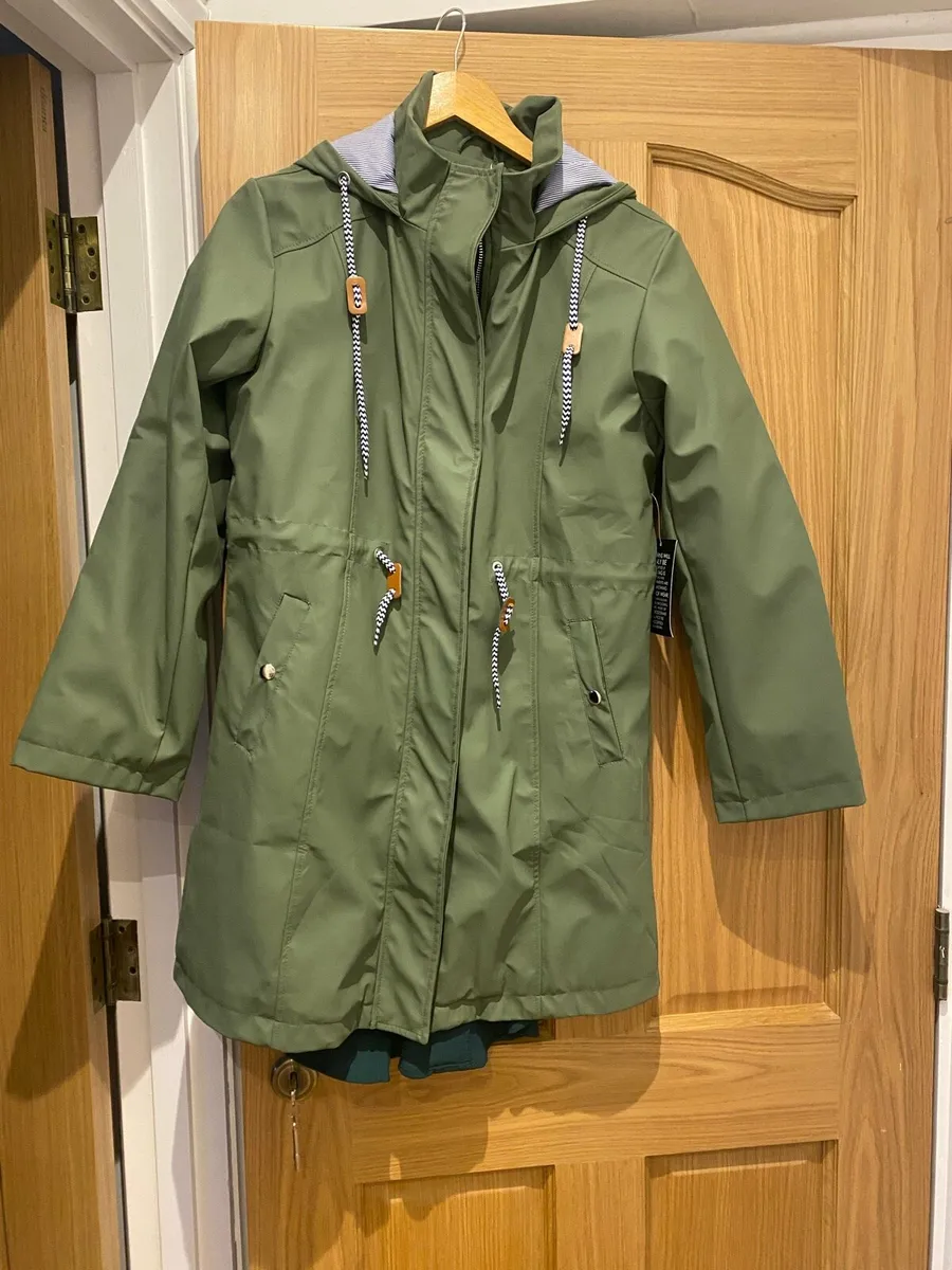 Green Rain Coat