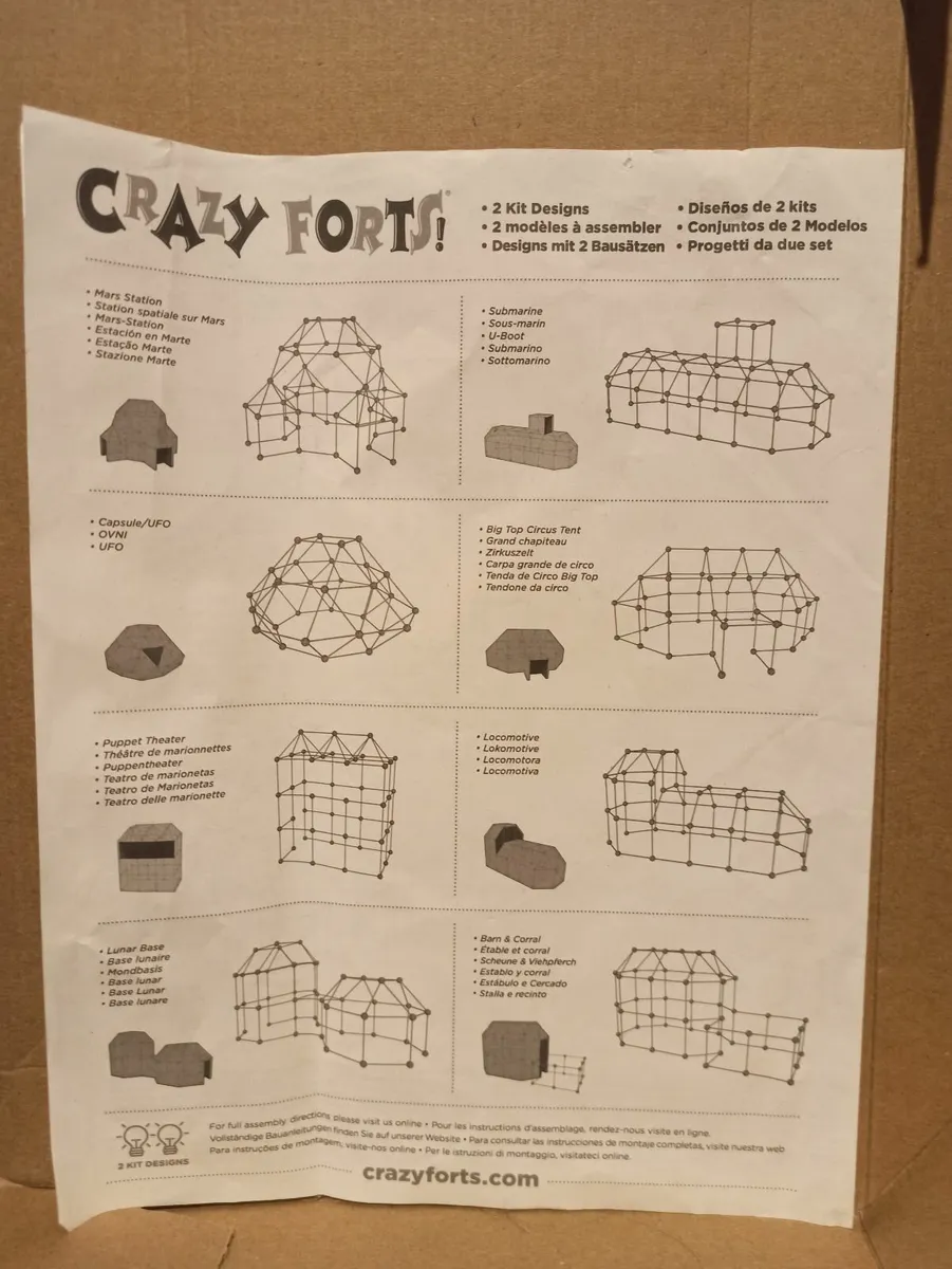 Crazy fort den building set - Image 2