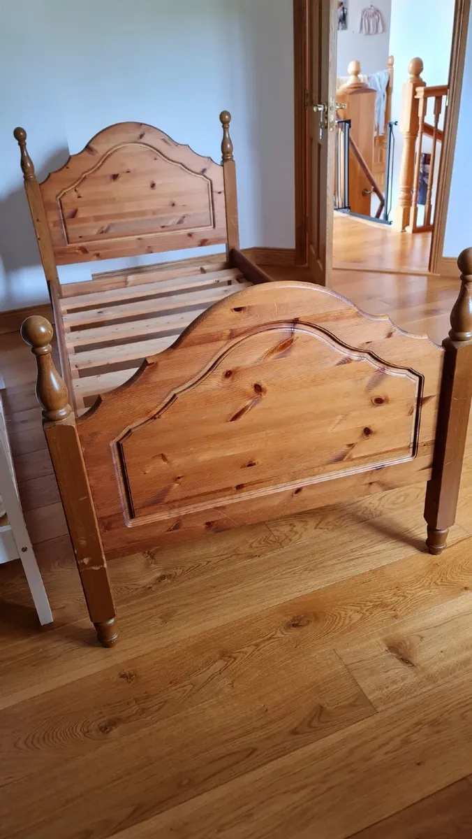 Wooden Bed frame (Single) - Image 1