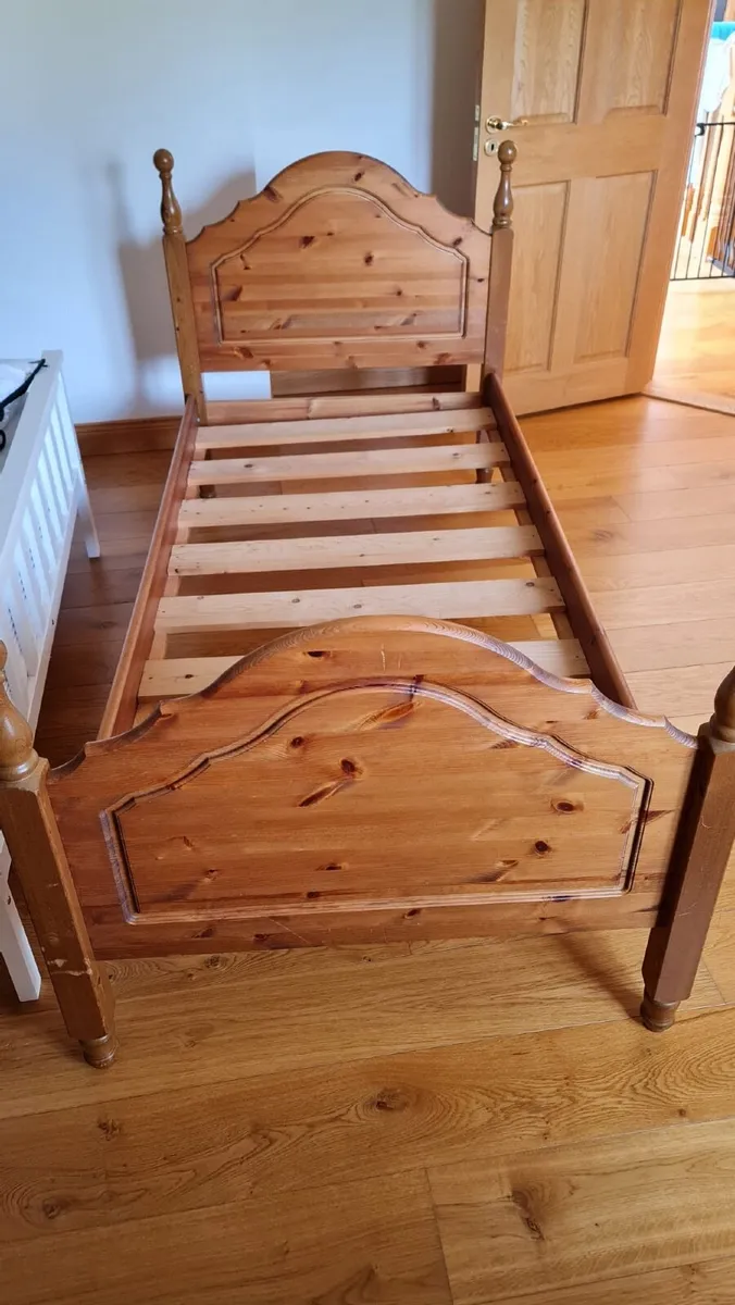 Wooden Bed frame (Single) - Image 4