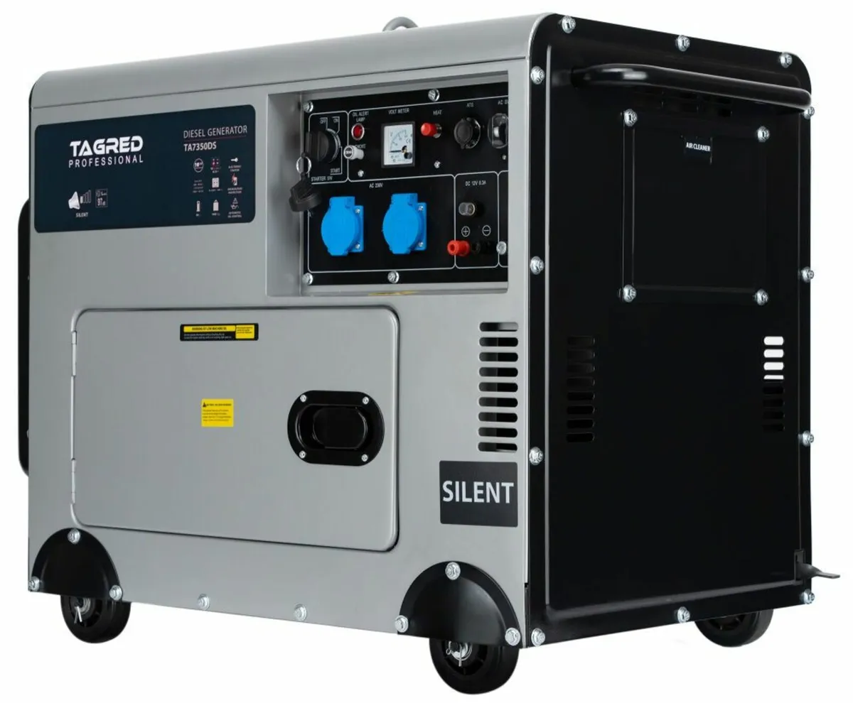 Diesel Generator 7350W – Silent – 10HP-NEW - Image 1