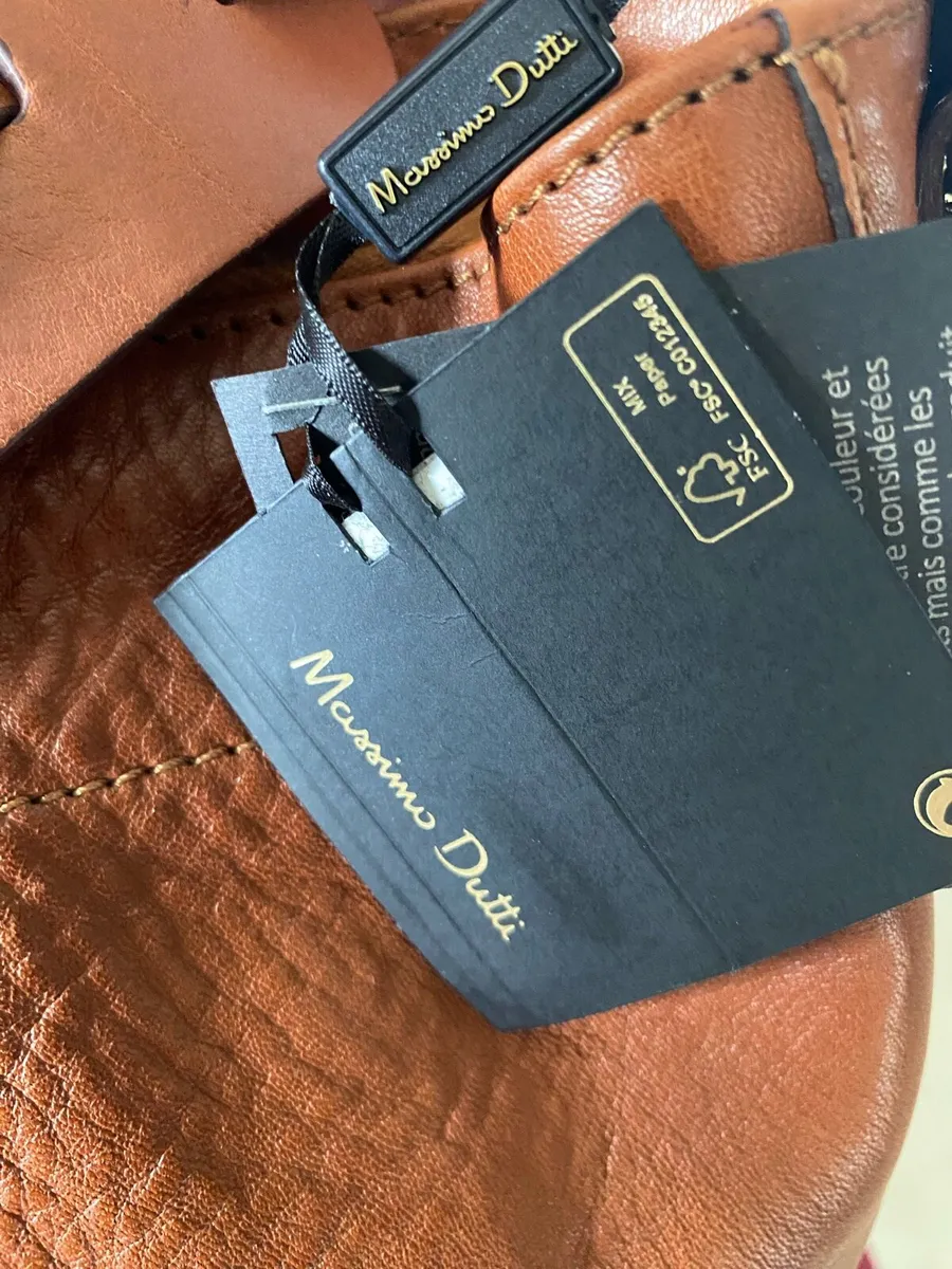 NEW Massimo Dutti Leather Shoulder/ Handbag - Image 3
