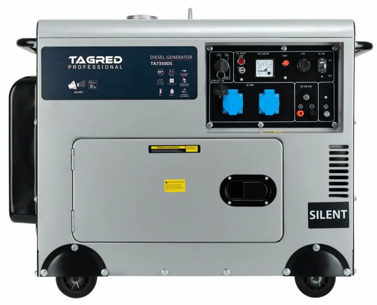 Diesel Generator 7350W – Silent – 10HP-NEW - Image 3
